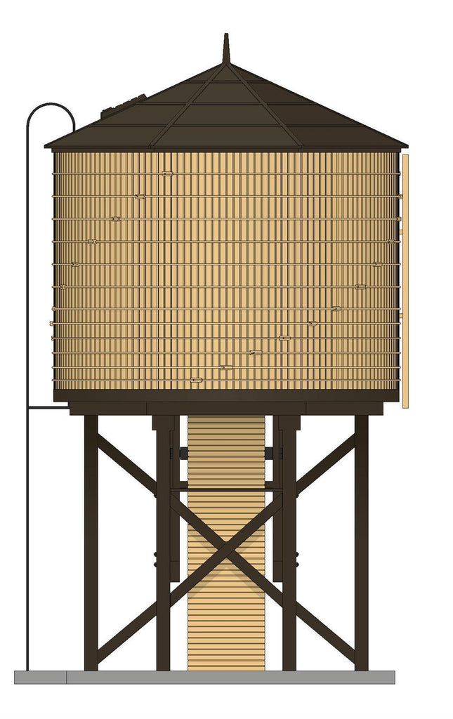 Broadway Limited 7926 | Water Tower - Weathered Yellow | HO Scale