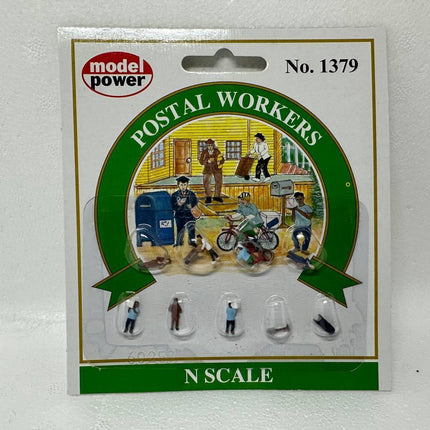 Model Power 1379 | Postal Workers (9) | N Scale