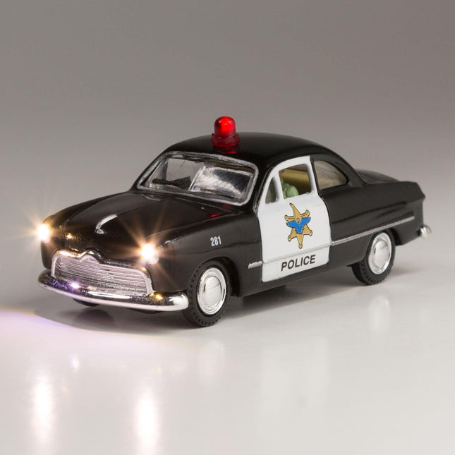 Woodland Scenics 5593 | Just Plug® Vehicles - Police Car | HO Scale