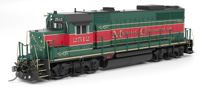 Broadway Limited 10026 | EMD GP35 Christmas Holiday Scheme DCC Ready | HO Scale