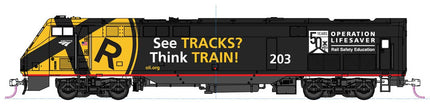 Kato 37-6119-LS | GE P42 Genesis - LokSound DCC Amtrak #203 Op. Lifesaver | HO