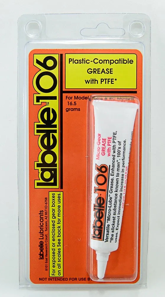 Labelle 106 | Plastic Compatible Grease w/PTFE - 1/2oz 14.8mL | Multi Scale