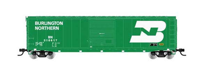 Rivarossi HR6637B 50' Single-Door Boxcar No Roofwalk Burlington Northern #318620 HO scale