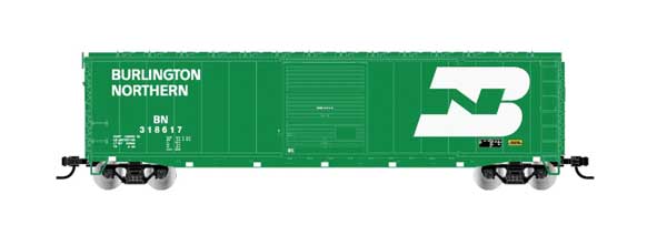Rivarossi HR6637B 50' Single-Door Boxcar No Roofwalk Burlington Northern #318620 HO scale