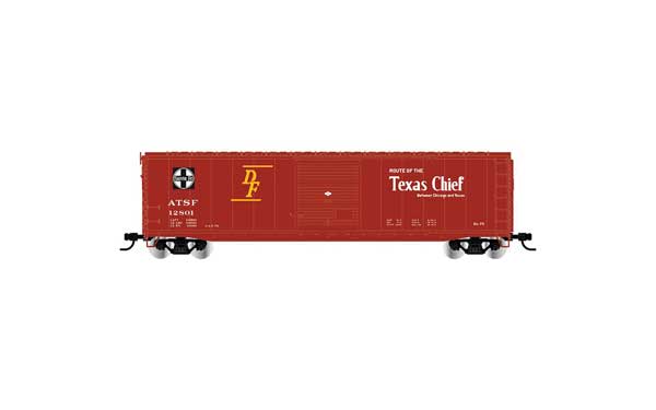 Rivarossi HR6662B 50' Single-Door Boxcar No Roofwalk Santa Fe #12821 HO scale