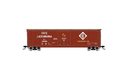 Rivarossi HR6664A 50' Plug-Door Boxcar w/Roofwalk Erie Lackawanna #68396 HO scale
