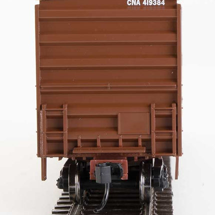 Walthers Mainline 910-1854 | 50' ACF Exterior Post Boxcar - Ready to Run - Canadian National CNA #419384 (Boxcar Red, Large Noodle Logo) | HO Scale