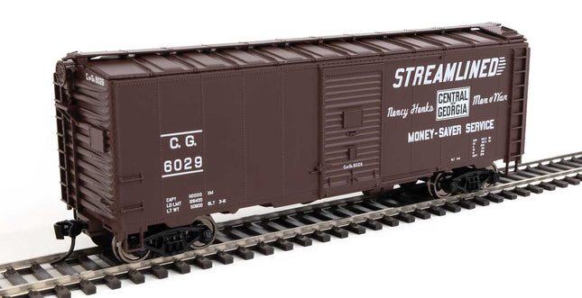 Walthers Mainline 910-2729 | 40' AAR Modified 1937 Boxcar - Ready to Run - Central of Georgia #6029 | HO Scale