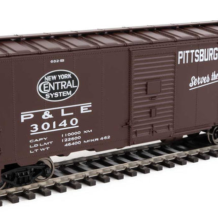Walthers Mainline 910-2734 | 40' AAR Modified 1937 Boxcar - Ready to Run - New York Central - Pittsburgh & Lake Erie #30140 | HO Scale
