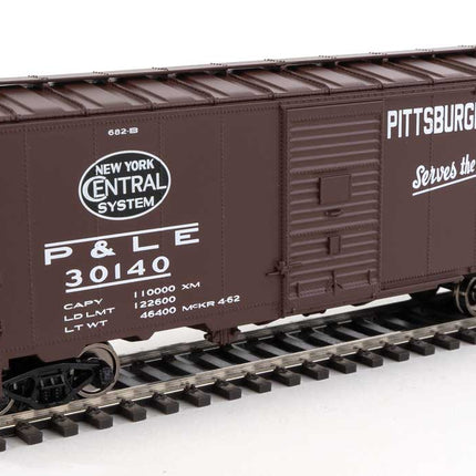 Walthers Mainline 910-2734 | 40' AAR Modified 1937 Boxcar - Ready to Run - New York Central - Pittsburgh & Lake Erie #30140 | HO Scale