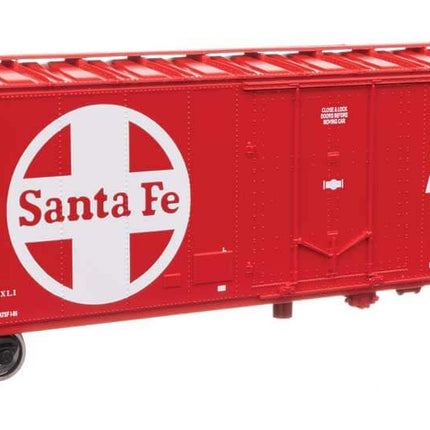 Walthers Mainline HO Scale 50' PC&F Insulated Boxcar Santa Fe #525306 Red Super Shock Control