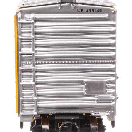 Walthers Mainline 50' Insulated Boxcar UP 499148 in HO Scale, ready to run model for train enthusiasts.