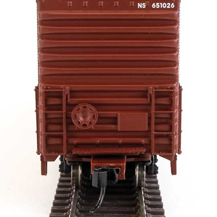 Walthers Mainline 910-3234 | 60' Pullman-Standard Auto Parts Boxcar (10' and 6' doors) - Ready to Run - Norfolk Southern #651026 | HO Scale