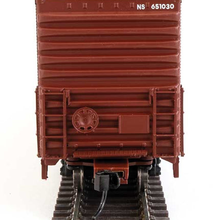 Walthers Mainline 910-3235 | 60' Pullman-Standard Auto Part Boxcar (10' and 6' doors) - Ready to Run - Norfolk Southern #651030 | HO Scale