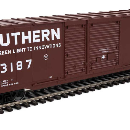 Walthers Mainline 910-3237 | 60' Pullman-Standard Auto Parts Boxcar (10' and 6' doors) - Ready to Run - Southern #43187 | HO Scale