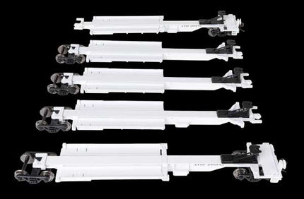 WalthersMainline 910-5261 | 263' Five-Unit All-Purpose 48' Spine Car - Santa Fe #298943 | HO Scale