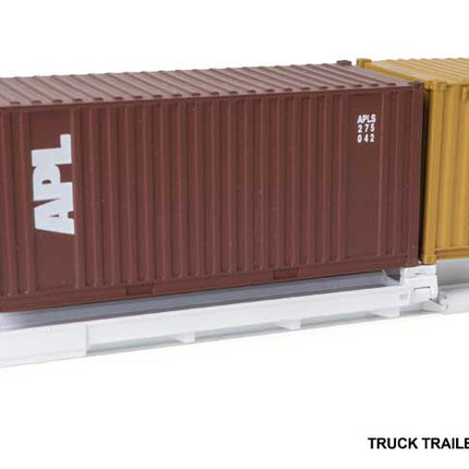 WalthersMainline 910-5261 | 263' Five-Unit All-Purpose 48' Spine Car - Santa Fe #298943 | HO Scale