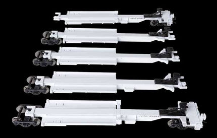 WalthersMainline 910-5262 | 263' Five-Unit All-Purpose 48' Spine Car - Santa Fe #298944 | HO Scale