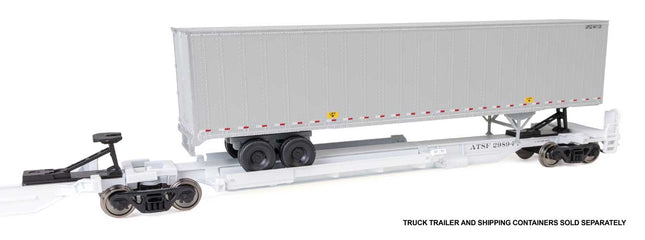 WalthersMainline 910-5262 | 263' Five-Unit All-Purpose 48' Spine Car - Santa Fe #298944 | HO Scale