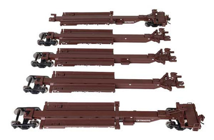 WalthersMainline 910-5266 | 263' Five-Unit All-Purpose 48' Spine Car - Conrail #790070 | HO Scale