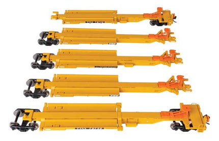 WalthersMainline 910-5267 | 263' Five-Unit All-Purpose 48' Spine Car - TTX #79644 | HO Scale