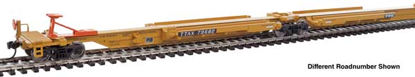 WalthersMainline 910-5268 | 263' Five-Unit All-Purpose 48' Spine Car - TTX #79736 | HO Scale