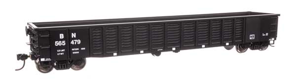 WalthersMainline 910-6075 HO scale 53 foot corrugated-side gondola, Burlington Northern #565479