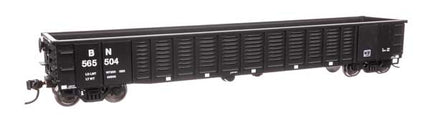 WalthersMainline 910-6076 HO scale 53 foot corrugated-side gondola, Burlington Northern #565504