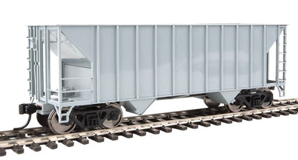 WalthersMainline 910-6900 HO scale 34' Greenville 100-ton 2-bay hopper, undecorated