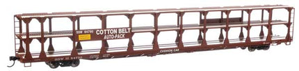 Walthers Mainline 910-8222 | 89' Flatcar with Tri-Level Open Auto Rack - Southern Pacific SP #84790 | HO Scale