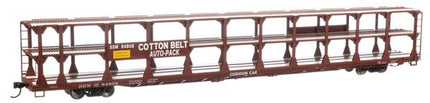 Walthers Mainline 910-8224 | 89' Flatcar with Tri-Level Open Auto Rack - Southern Pacific SP #84808 | HO Scale