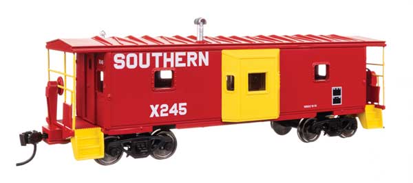 Walthers Mainline 910-8680 | International Bay Window Caboose - Ready to Run - Southern SOU #X245 | HO Scale