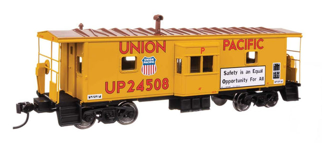 Walthers Mainline 910-8682 | International Bay Window Caboose - Ready to Run - Union Pacific UP #24554 | HO Scale
