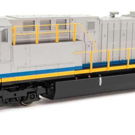 Walthers Mainline HO scale GE ES44AC locomotive - Canadian National #3914 model in grey and blue livery.