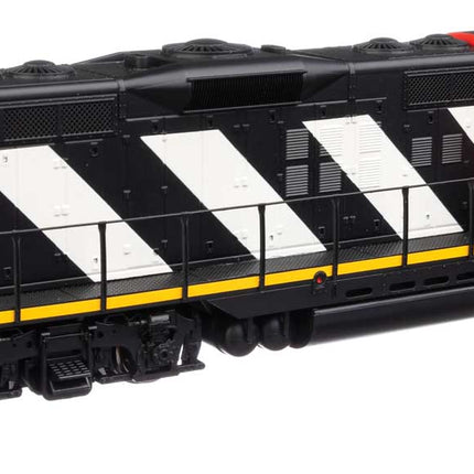 Walthers Trainline 910-20433 | EMD GP9 Phase II with Chopped Nose - ESU(R) Sound and DCC - Canadian National #4013 (red, black, white stripes) | HO Scale