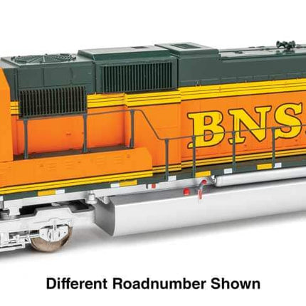 Walthers Mainline 910-21003 | EMD SD75M - ESU® Sound & DCC - BNSF Railway #8252 (orange, black, green, silver, Heritage II) | HO Scale