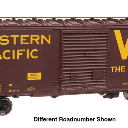 WalthersMainline 45226 | 40' ACF Welded Boxcar w/8' Youngstown Door - Ready to Run - Western Pacific(TM) #3423 | HO Scale