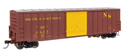 Walthers Mainline 910-46048 | 50' ACF Exterior Post Boxcar - Plate B, Dreadnaught Ends - Norfolk Southern NS #2247 | HO Scale