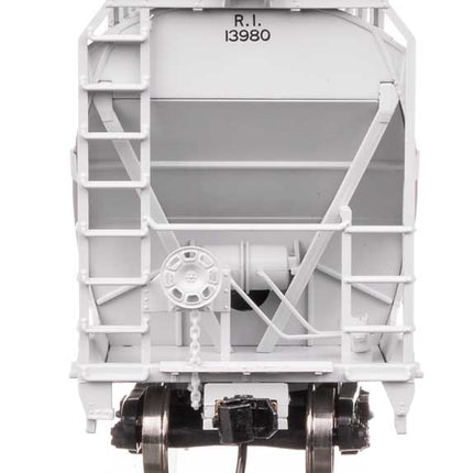 WalthersMainline 910-49215 | ACF 5250 4-Bay Centerflow Covered Hopper Rock Island #13980 | HO Scale