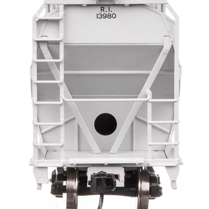 WalthersMainline 910-49215 | ACF 5250 4-Bay Centerflow Covered Hopper Rock Island #13980 | HO Scale
