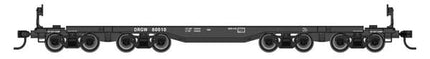 WalthersMainline 910-51020 HO scale 66' heavy-duty 4-truck flatcar, Denver & Rio Grande Western #80010