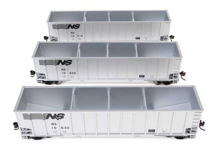 WalthersMainline 910-55917 50' Bethgon Coalporter Coal Gondola 3-Pack Norfolk Southern HO Scale