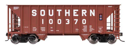 WalthersMainline 910-56644 HO scale 34' Greenville 100-ton 2-bay hopper, Southern Railway #100370