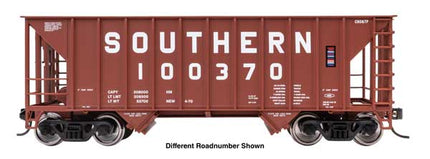 WalthersMainline 910-56645 HO scale 34' Greenville 100-ton 2-bay hopper, Southern Railway #100933