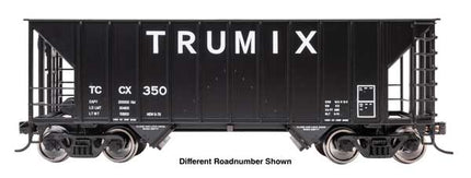 WalthersMainline 910-56649 HO scale 34' Greenville 100-ton 2-bay hopper, Trumix #359