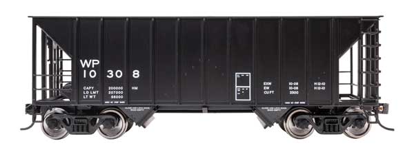 WalthersMainline 910-56650 HO scale 34' Greenville 100-ton 2-bay hopper, Western Pacific #10308