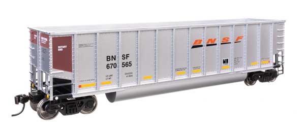 WalthersMainline 910-57200 50' Bethgon Coalporter Coal Gondola BNSF #670565 HO Scale