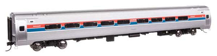 WalthersProto 920-12210 | 85' Amfleet I 84-Seat Coach - Lighted - Amtrak Phase II (Decal, Unnumbered) | HO Scale