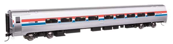 WalthersProto 920-12228 | 85' Amfleet II 59-Seat Coach - Lighted - Amtrak Phase III (Decal, Unnumbered) | HO Scale