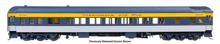 WalthersProto 920-17206 HO scale 82' Pullman Heavyweight 12-1 Sleeper, Chesapeake & Ohio Spirit of '76
